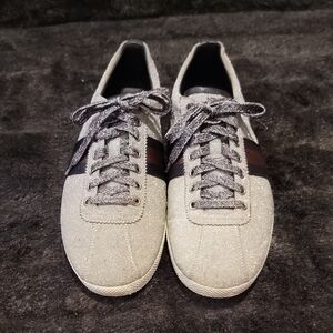  GUCCI BAMBI GLITTER STUD SILVER SNEAKERS